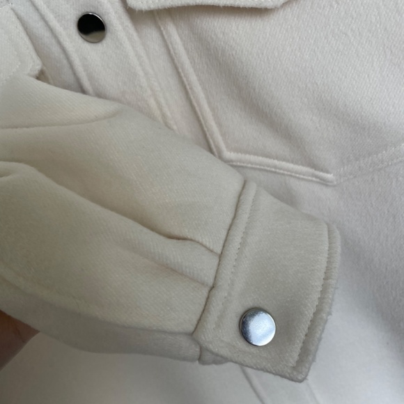 Shirt Jacket Abercrombie & fitch (cream) - Picture 9 of 13